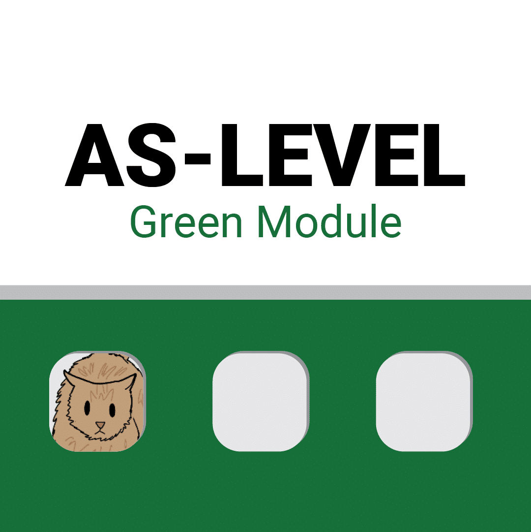 AS-Level Green Module 1-to-1 Course.